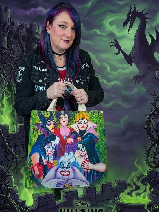 Handbags - NWOT Disney Villains Canvas Tote Bag – Maleficent Ursula Cruella
